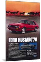 1979 Mustang - New Breed-null-Mounted Premium Giclee Print