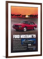 1979 Mustang - New Breed-null-Framed Premium Giclee Print