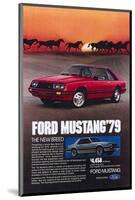 1979 Mustang - New Breed-null-Mounted Art Print