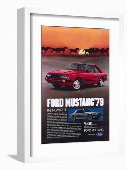 1979 Mustang - New Breed-null-Framed Art Print