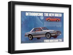 1979 Mustang Sport Car Styling-null-Framed Art Print