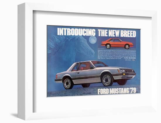 1979 Mustang Sport Car Styling-null-Framed Art Print