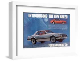 1979 Mustang Sport Car Styling-null-Framed Art Print