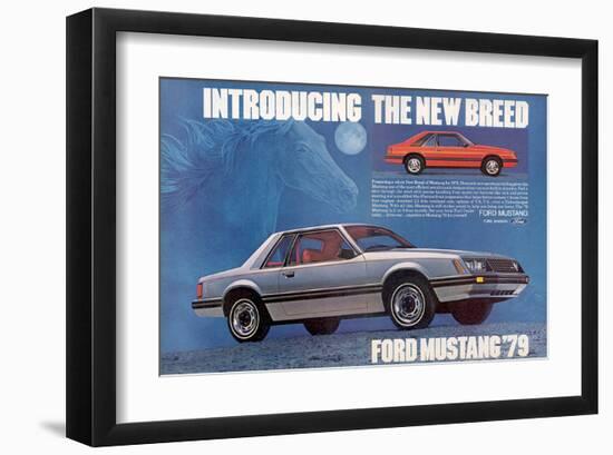 1979 Mustang Sport Car Styling-null-Framed Art Print