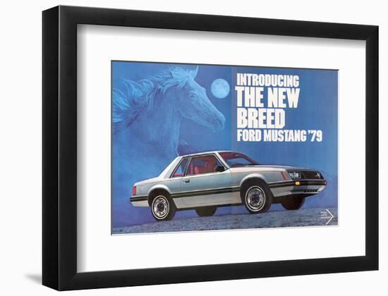 1979 Mustang - the New Breed-null-Framed Art Print