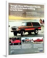 1979 Tough Free Wheelin' Fords-null-Framed Premium Giclee Print