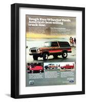 1979 Tough Free Wheelin' Fords-null-Framed Art Print