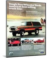 1979 Tough Free Wheelin' Fords-null-Mounted Art Print