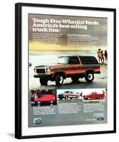 1979 Tough Free Wheelin' Fords-null-Framed Art Print