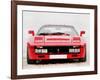 1980 Ferrari 288 GTO Front Watercolor-NaxArt-Framed Art Print