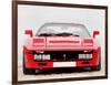 1980 Ferrari 288 GTO Front Watercolor-NaxArt-Framed Art Print