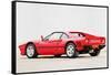 1980 Ferrari 288 GTO Watercolor-NaxArt-Framed Stretched Canvas