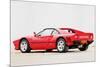 1980 Ferrari 288 GTO Watercolor-NaxArt-Mounted Premium Giclee Print