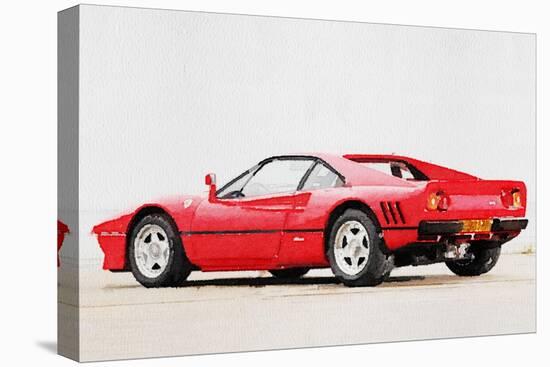 1980 Ferrari 288 GTO Watercolor-NaxArt-Stretched Canvas