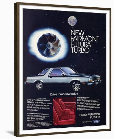 1980 Ford Fairmont Futuraturbo-null-Framed Premium Giclee Print