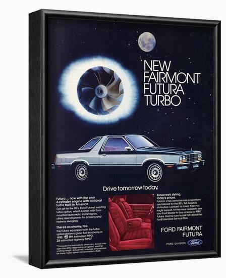 1980 Ford Fairmont Futuraturbo-null-Framed Art Print