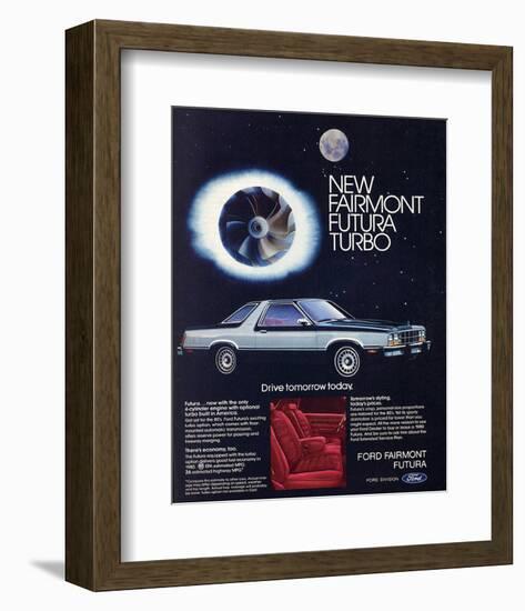 1980 Ford Fairmont Futuraturbo-null-Framed Art Print