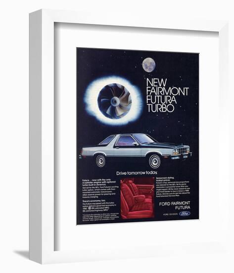 1980 Ford Fairmont Futuraturbo-null-Framed Art Print