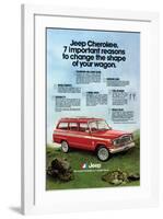 1980 Jeep Cherokee - Reasons-null-Framed Art Print