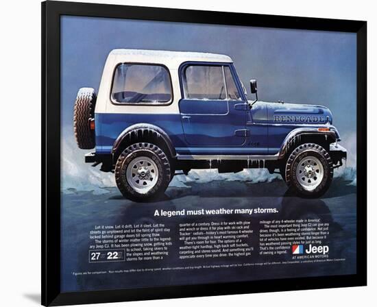 1980 Jeep Renegade - a Legend-null-Framed Art Print