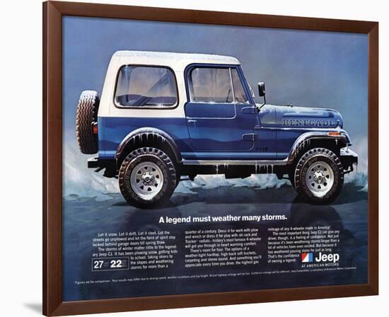 1980 Jeep Renegade - a Legend-null-Framed Art Print