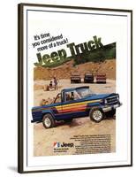 1980 Jeep Truck - Honcho-null-Framed Premium Giclee Print