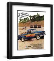 1980 Jeep Truck - Honcho-null-Framed Art Print