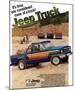 1980 Jeep Truck - Honcho-null-Mounted Art Print