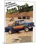 1980 Jeep Truck - Honcho-null-Mounted Art Print