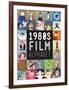 1980s Film Alphabet - A to Z-Stephen Wildish-Framed Giclee Print