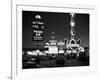 1980s Night Neon on the Strip for El Morocco La Concha Stardust Las Vegas,, Nevada-null-Framed Photographic Print