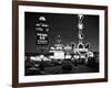 1980s Night Neon on the Strip for El Morocco La Concha Stardust Las Vegas,, Nevada-null-Framed Photographic Print