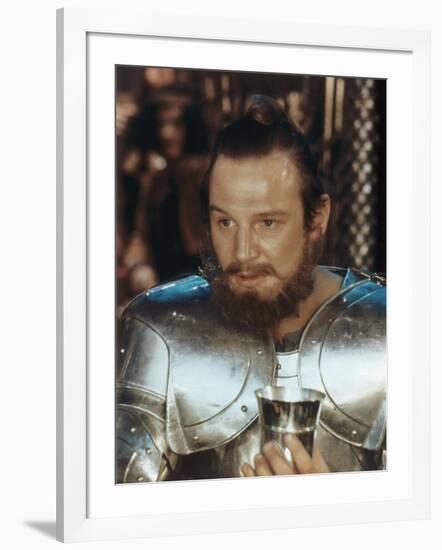 , 1981 --- British actor Liam Neeson as Gawain in the, 1981 film "Excalibur", directed by British d-null-Framed Photo