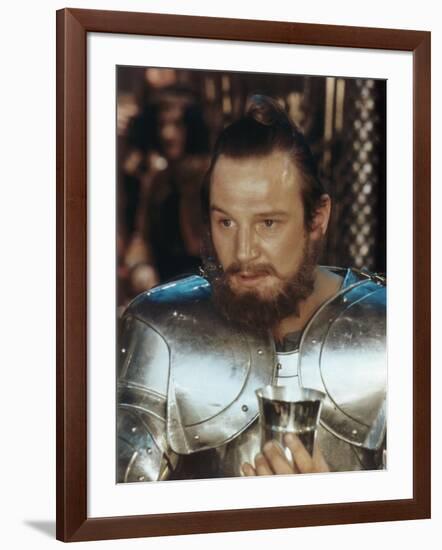 , 1981 --- British actor Liam Neeson as Gawain in the, 1981 film "Excalibur", directed by British d-null-Framed Photo