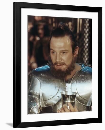 , 1981 --- British actor Liam Neeson as Gawain in the, 1981 film "Excalibur", directed by British d-null-Framed Photo