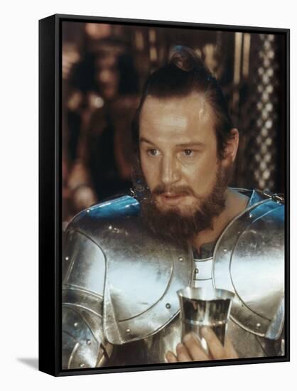 , 1981 --- British actor Liam Neeson as Gawain in the, 1981 film "Excalibur", directed by British d-null-Framed Stretched Canvas