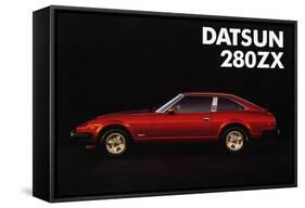 1981 Datsun 280ZX sales brochure-null-Framed Stretched Canvas