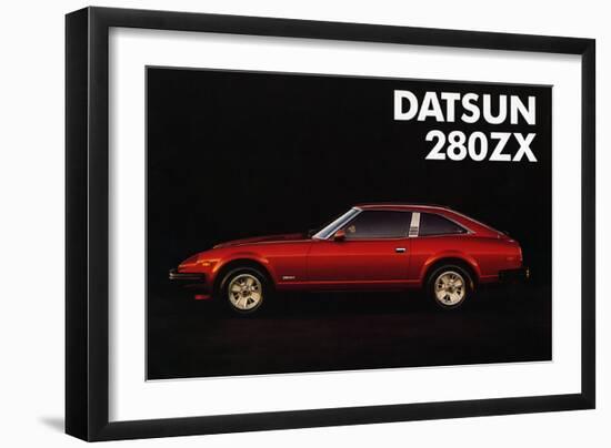 1981 Datsun 280ZX sales brochure-null-Framed Photographic Print