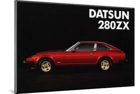 1981 Datsun 280ZX sales brochure-null-Mounted Photographic Print