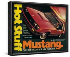 1981 Mustang - Hot Stuff-null-Framed Art Print