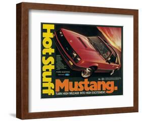 1981 Mustang - Hot Stuff-null-Framed Art Print