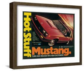 1981 Mustang - Hot Stuff-null-Framed Art Print