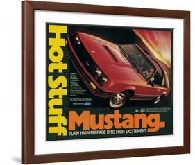 1981 Mustang - Hot Stuff-null-Framed Art Print