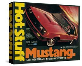 1981 Mustang - Hot Stuff-null-Stretched Canvas