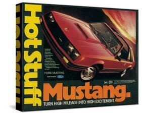 1981 Mustang - Hot Stuff-null-Stretched Canvas