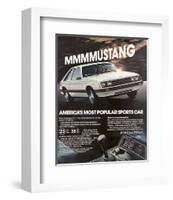 1981 Mustang - Most Popular-null-Framed Art Print