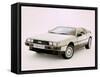 1982 DeLorean-null-Framed Stretched Canvas