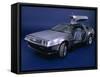1982 Delorean-null-Framed Stretched Canvas