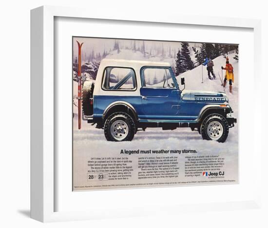 1982 Jeep Renegade - a Legend-null-Framed Premium Giclee Print