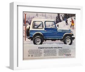 1982 Jeep Renegade - a Legend-null-Framed Premium Giclee Print
